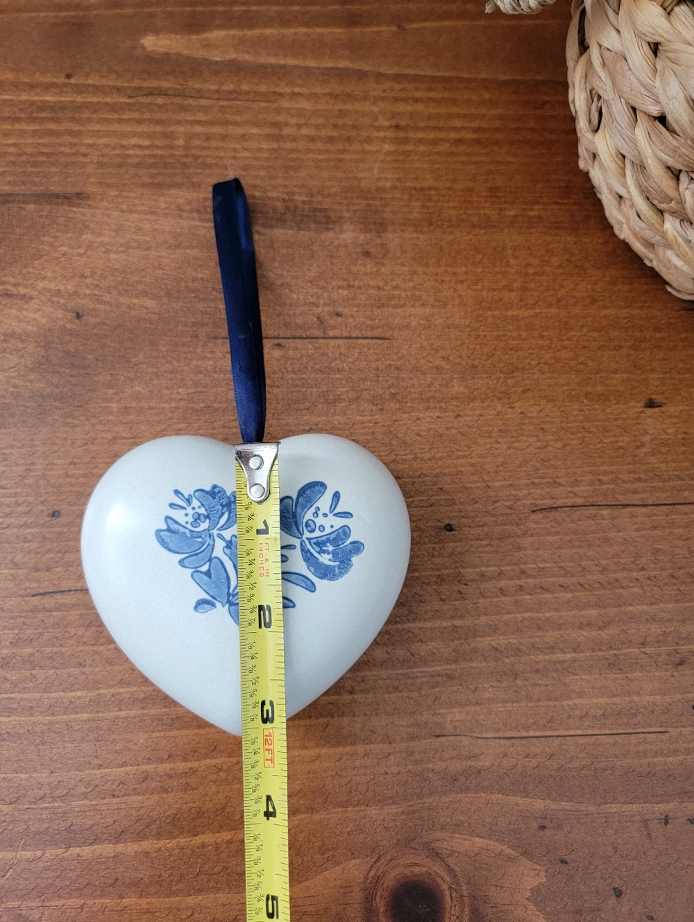 Vintage Pfaltzgraff Yorktown Figural Heart Pomander Potpourri Diffuser Sachet - Picture 10 of 13